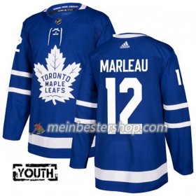 Toronto Maple Leafs Patrick Marleau 12 Adidas 2017-2018 Blau Trikot Authentic - Kinder